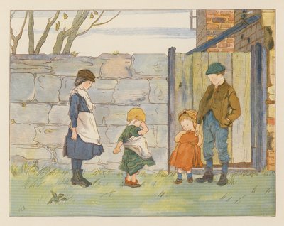 不完全な儀式（カラーリトグラフ） 作： Alice Maud Beddington