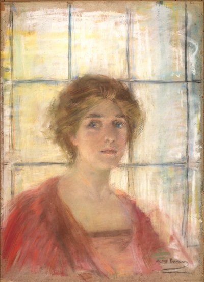 窓を背にして 作： Alice Pike Barney