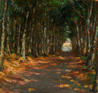 路地の公園、カリフォルニア州。 1906年。 作： Alice Pike Barney