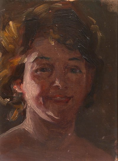 19 世紀後半から 20 世紀初頭の芸術家の頭。 作： Alice Pike Barney