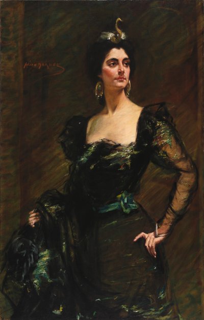 ケイト・ディアリング・リッジリー、1900年以降。 作： Alice Pike Barney