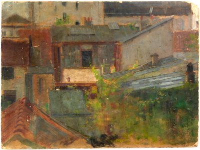 屋上、カリフォルニア州。 1900年。 作： Alice Pike Barney
