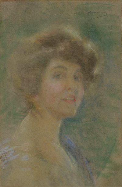 自画像、1909年 作： Alice Pike Barney