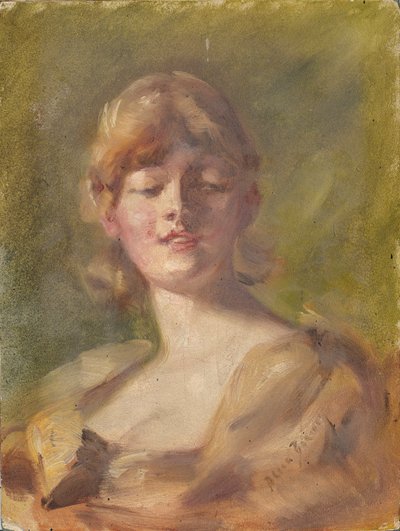 頭の研究、約。 1926年。 作： Alice Pike Barney