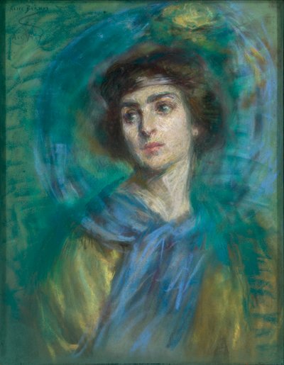青いスカーフ 作： Alice Pike Barney