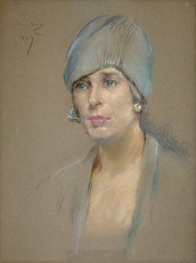 訪問者（リチャード・P・マッカロー夫人） 作： Alice Pike Barney