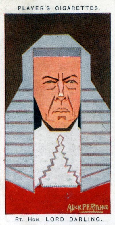 チャールズジョンダーリング、第1男爵ダーリング、イギリスの裁判官、1926年 作： Alick P. F. Ritchie