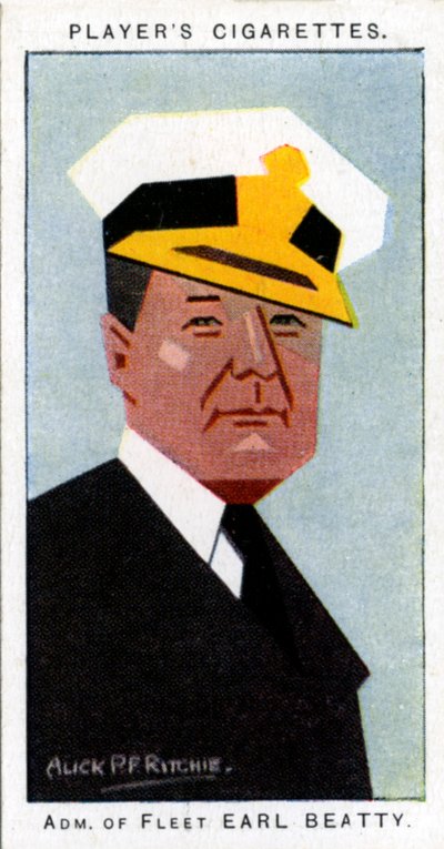 デービッド・ビーティ、1926年の初代伯爵ビーティ、提督。 作： Alick P. F. Ritchie