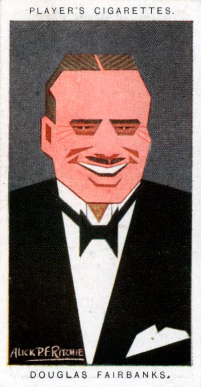 ダグラスフェアバンクス、アメリカの映画俳優、1926年。 作： Alick P. F. Ritchie
