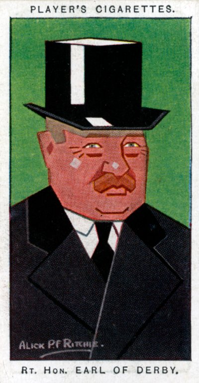 エドワードジョージヴィリエスタンレー、17ダービー伯爵、1926年。 作： Alick P. F. Ritchie