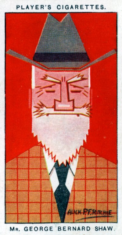 ジョージバーナードショー、アイルランドの劇作家、1926年。 作： Alick P. F. Ritchie
