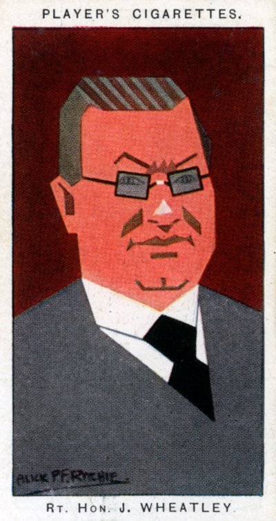 ジョンウィートリー、スコットランドの政治家、1926年。 作： Alick P. F. Ritchie