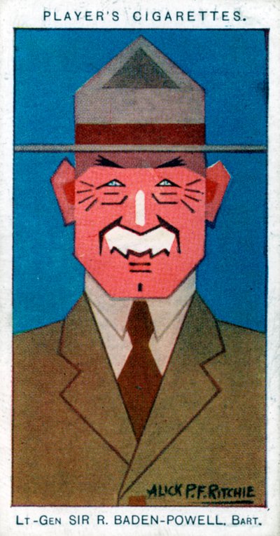 ロバートバーデンパウエル、第1男爵バーデンパウエル、1926年。 作： Alick P. F. Ritchie