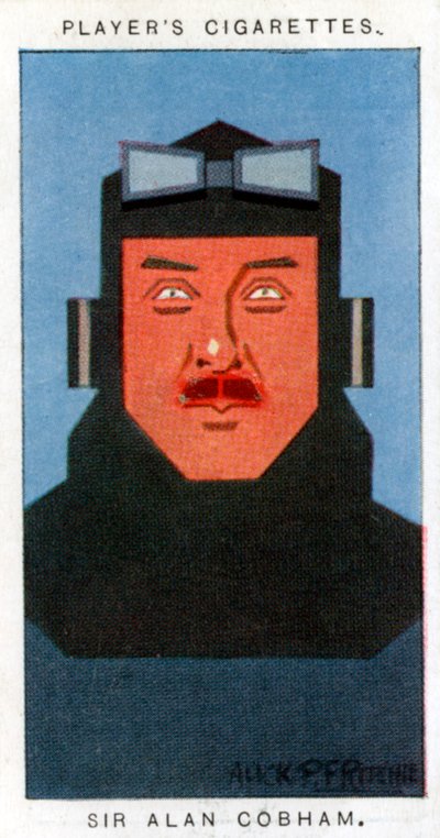 英国の開拓飛行士、アランコブハム卿、1926年 作： Alick P. F. Ritchie