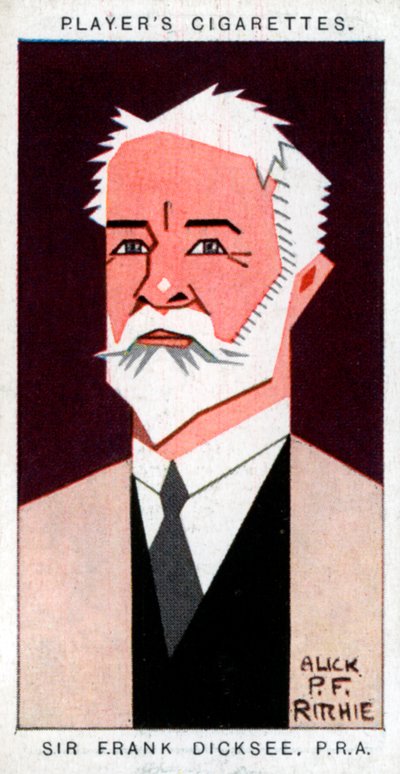 サーフランシスバーナードディックゼー、イギリスの画家、1926年。 作： Alick P. F. Ritchie