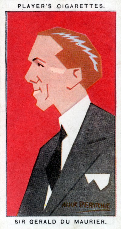 ジェラルドデュモーリエ卿、イギリスの俳優マネージャー、1926年。 作： Alick P. F. Ritchie