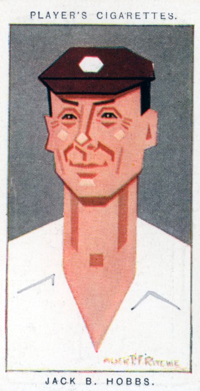 ジャックホッブズ、イギリス人クリケット選手、1926年 作： Alick P. F. Ritchie