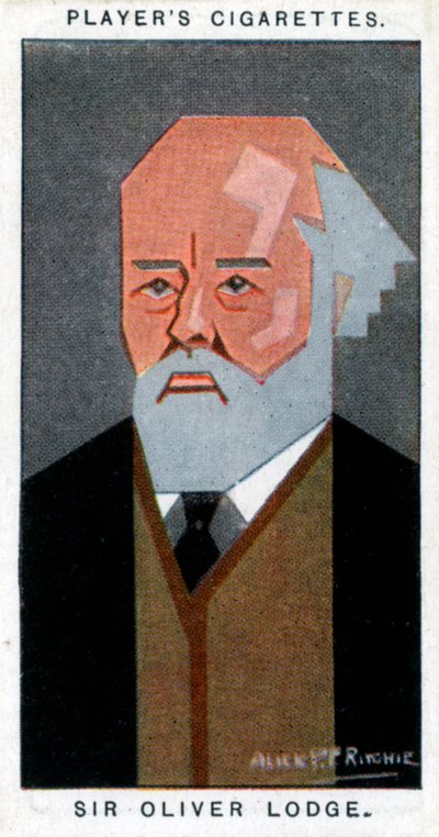 サーオリバーロッジ、イギリスの物理学者、1926年。 作： Alick P. F. Ritchie