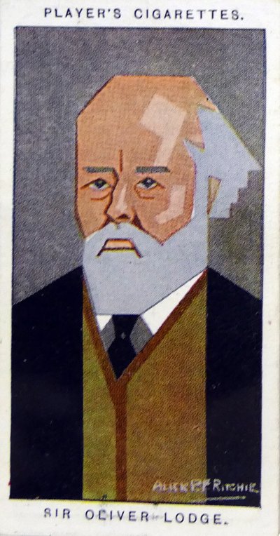 オリバー・ジョセフ・ロッジ卿 作： Alick Penrose Forbes Ritchie
