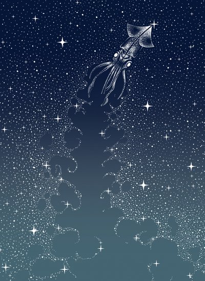 天界のイカの昇天 作： 