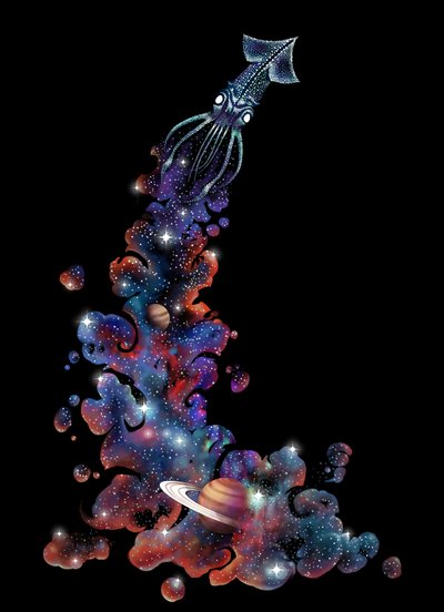 宇宙のイカ 作： 