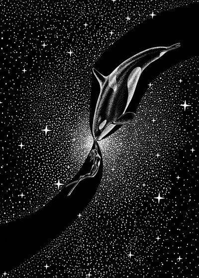 星に包まれたクジラの抱擁 作： 