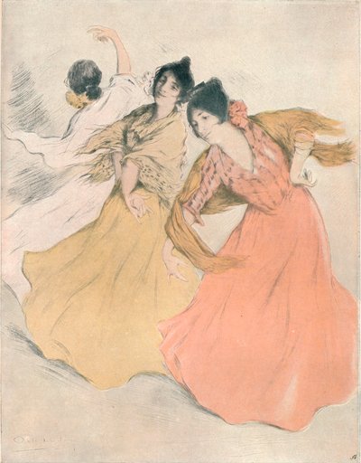 スペインのダンサー、c1875-1903、1903 作： Allan Osterlind