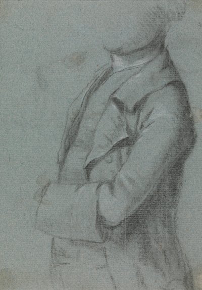 男性の肖像画のための衣装研究 作： Allan Ramsay