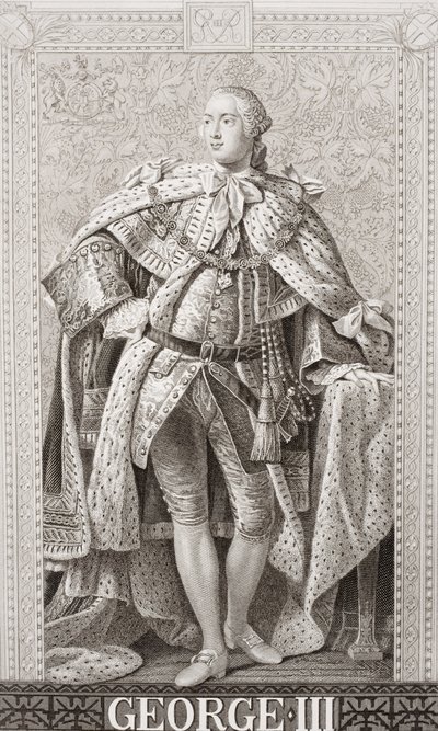 「英語とスコットランドの歴史のイラスト」第2巻のジョージIII（1738〜1820） 作： Allan Ramsay