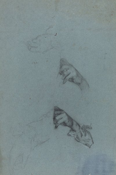 手の研究 [裏面] 作： Allan Ramsay