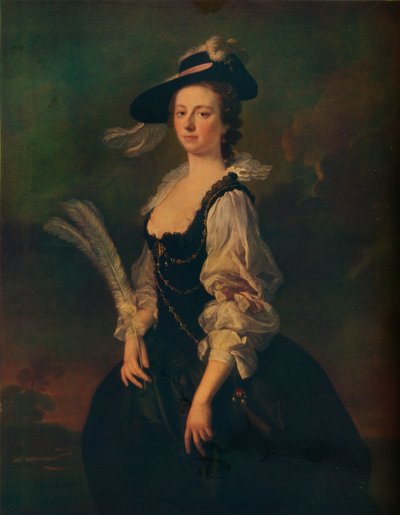 ジェーンヘイルの肖像、ミセス夫人、1746 作： Allan Ramsay