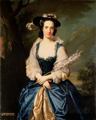 フォートローズ卿、1749年、ケネスマッケンジーの妻、レディメアリースチュワートの肖像 作： Allan Ramsay
