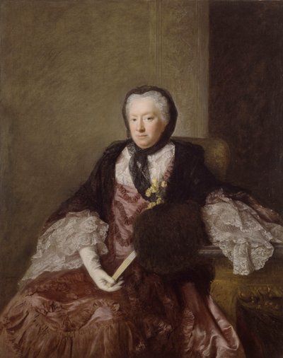 メアリーマーティン夫人の肖像、1761年 作： Allan Ramsay