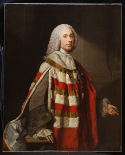ジェームスと思われる貴族の肖像、第8伯爵 作： Allan Ramsay