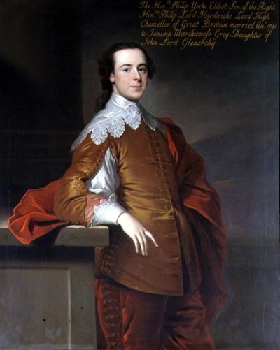 フィリップ・ヨーク名誉会長の肖像 作： Allan Ramsay