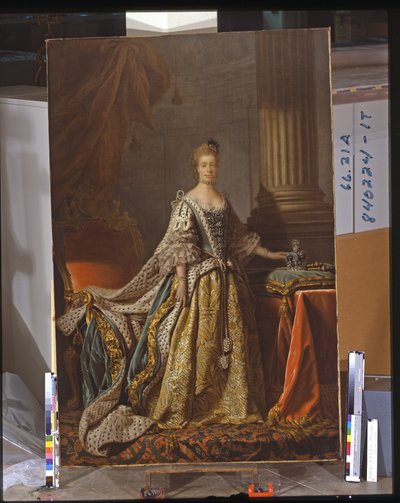シャーロット女王 作： Allan Ramsay