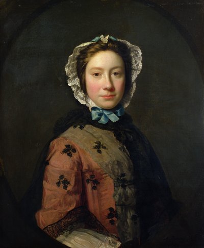 ロザモンドサージェント、ニーチェンバーズ、1749年 作： Allan Ramsay
