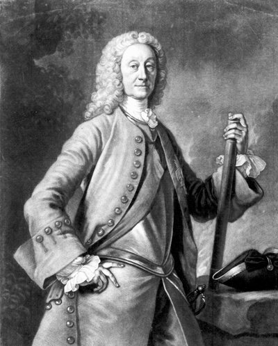 ジョン・ファーバーによって刻まれた右の名誉あるジョン・ダルリンプル、2番目の伯爵 作： Allan Ramsay