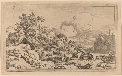 大工小屋 作： Allart van Everdingen