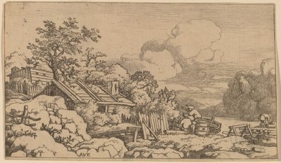 大工小屋 作： Allart van Everdingen