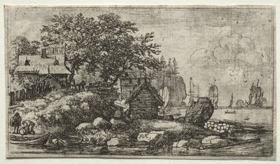 8つの風景 (H.57-64): 空舟のある風景 作： Allart van Everdingen