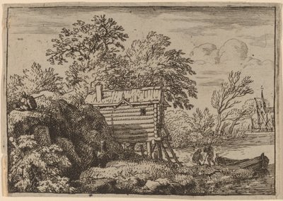 漁師小屋 作： Allart van Everdingen