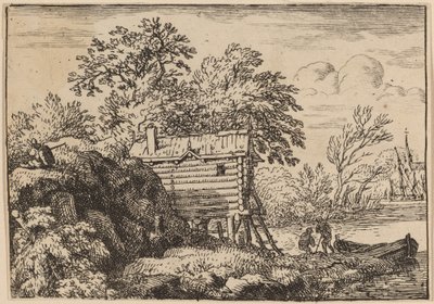 漁師小屋 作： Allart van Everdingen