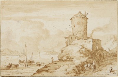 風景 作： Allart van Everdingen