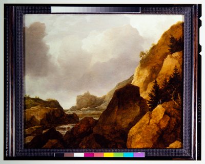 スカンジナビアの山岳風景 作： Allart van Everdingen