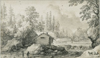 北欧の風景 作： Allart van Everdingen