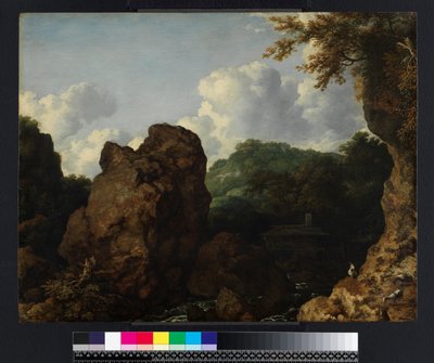 ノルウェーの風景、1656 作： Allart van Everdingen