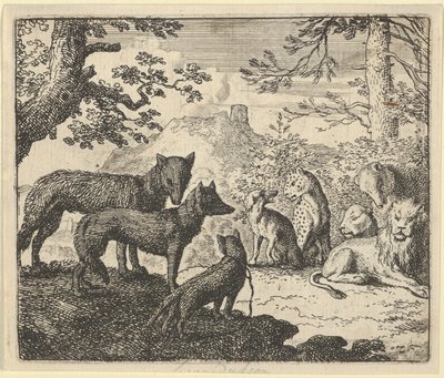 レナードの両親は、1650年から1675年まで法廷からの撤退を求めています。 作： Allart van Everdingen