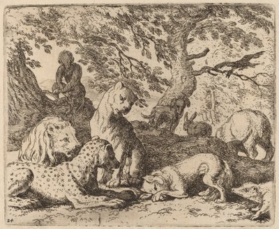 レイナードは彼の物語を巻き上げ、彼の父を間違えた、おそらくc。 16451656。 作： Allart van Everdingen