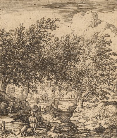 豚飼い、おそらくc。 16451656。 作： Allart van Everdingen